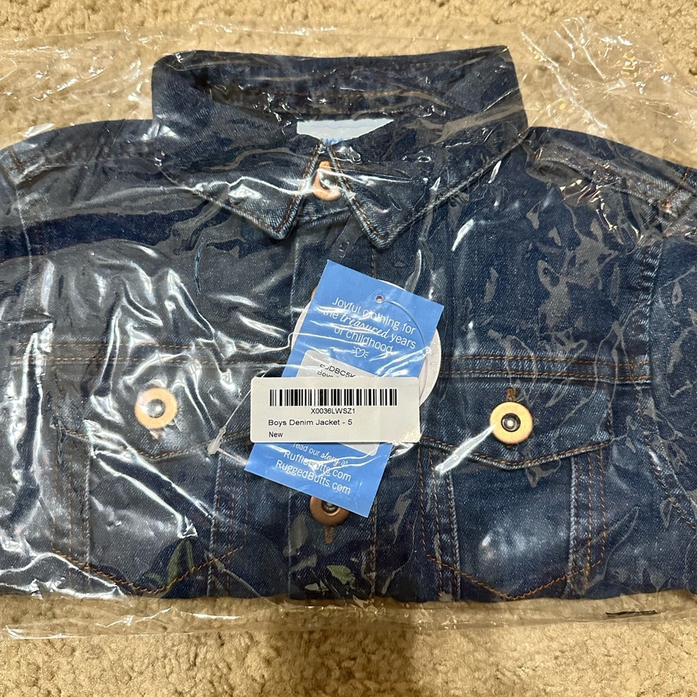 Rugged Butts Classic Kids' Blue Jean Jacket